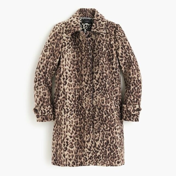 J. Crew Jackets & Blazers - Sale $159 NWT J. Crew Leopard topcoat